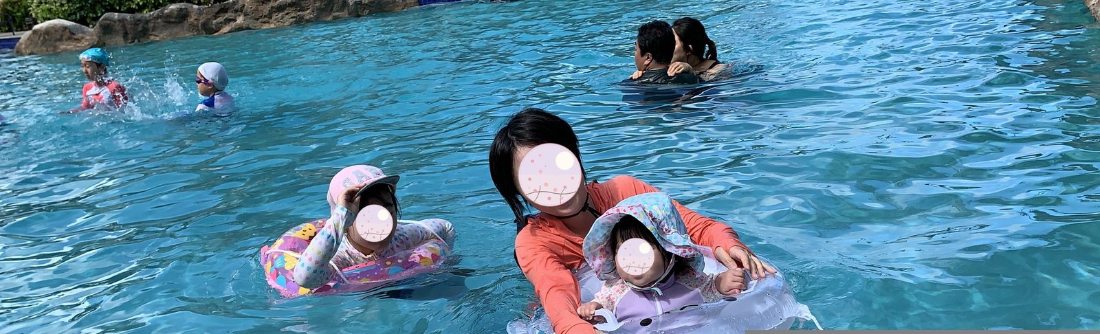 Time at the hotel pool
