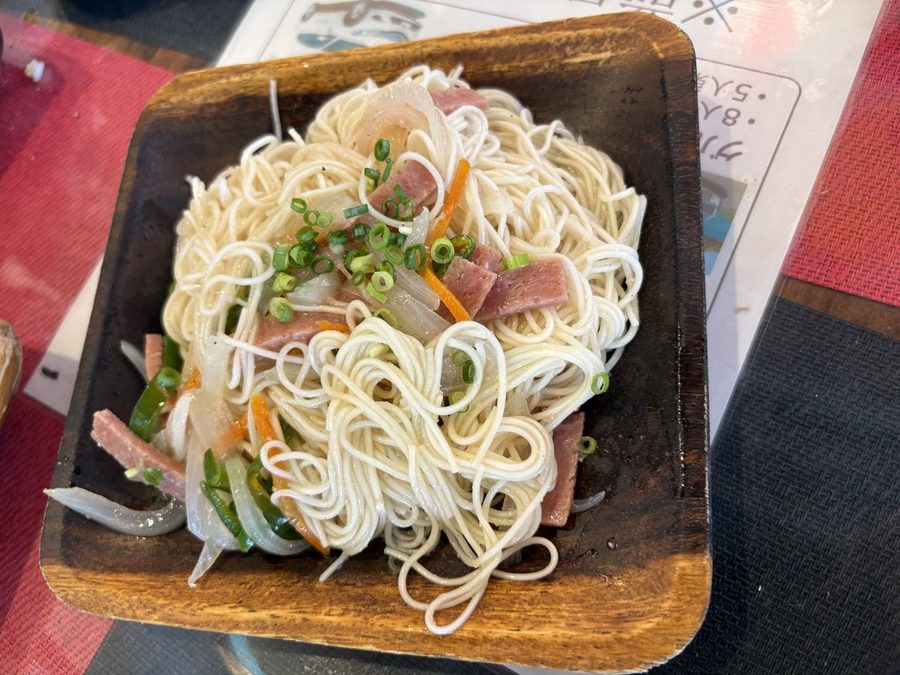 頼んだソーミンチャンプルー