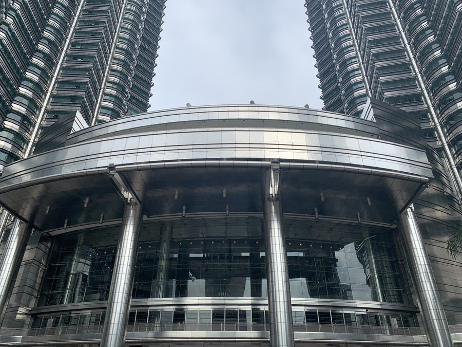 The Petronas Towers in Kuala Lumpur, photographed the year we moved.