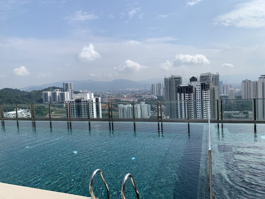 From the roof of our condominium. This view became ordinary to us.