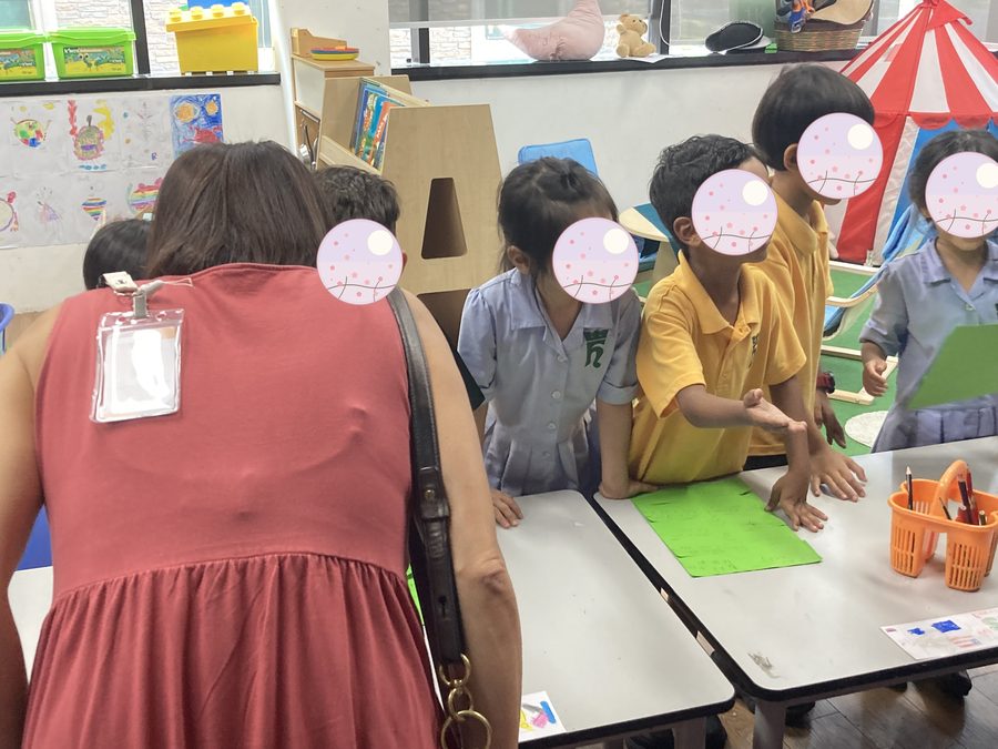 A Pre-school classroom.