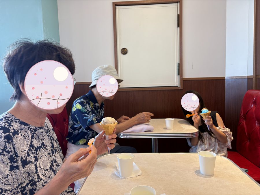 暑い日だったので、ちょうどよい休憩になりました