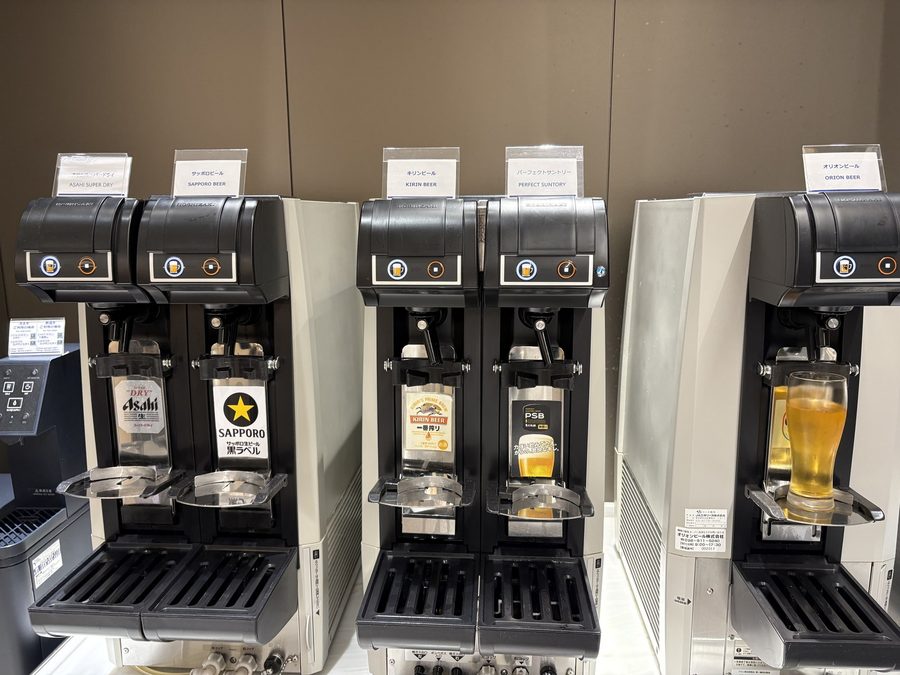 ビールサーバー。ここでもう一杯
