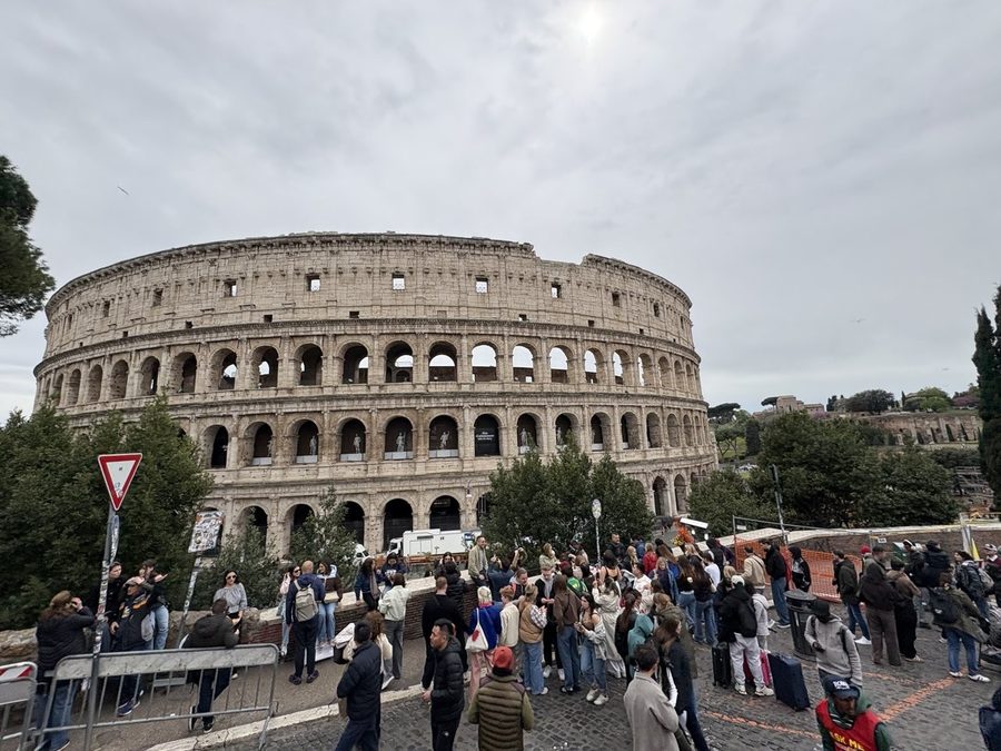 Rome: ruins standing in the middle of the city