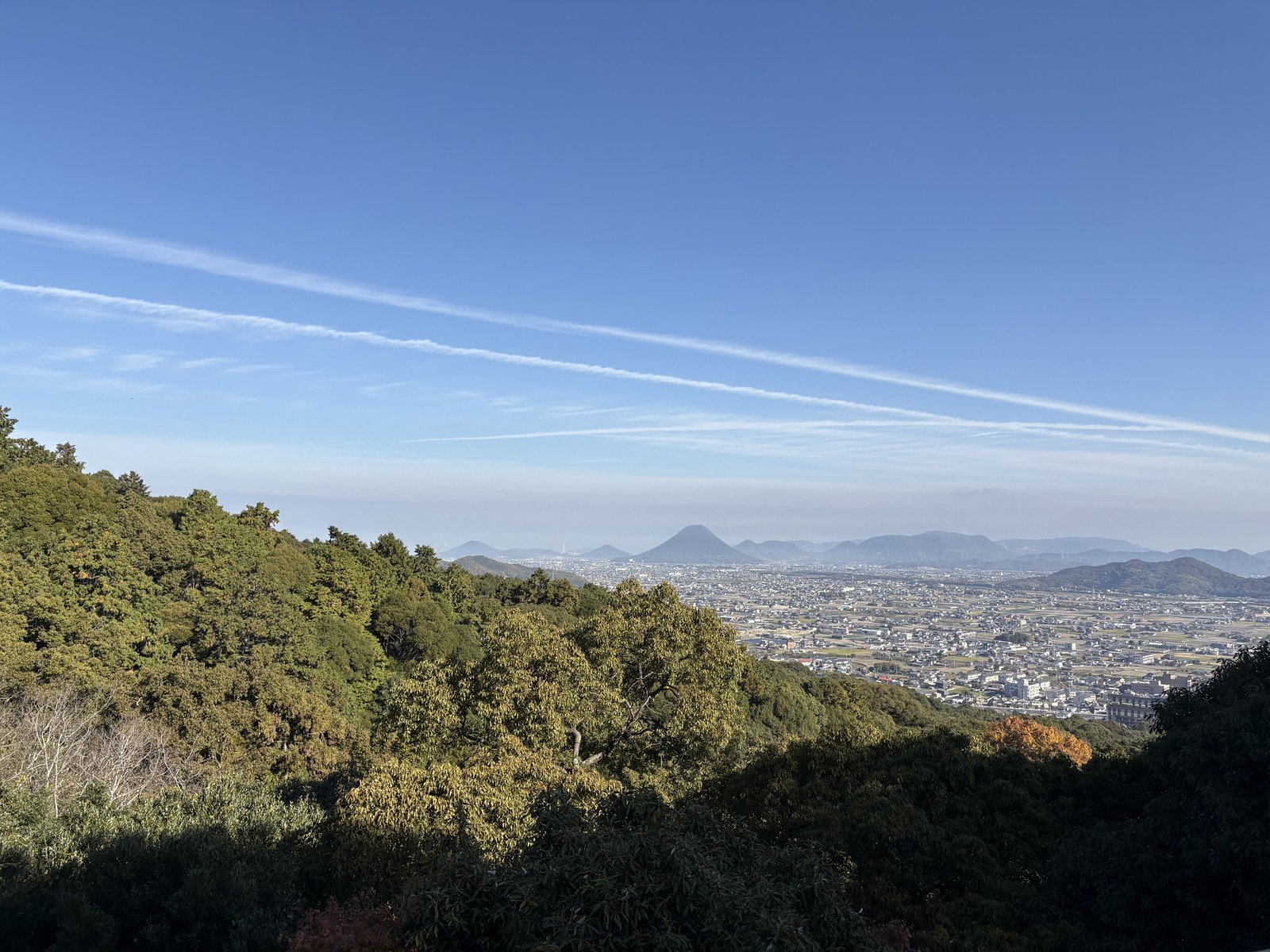 展望所から望む讃岐平野